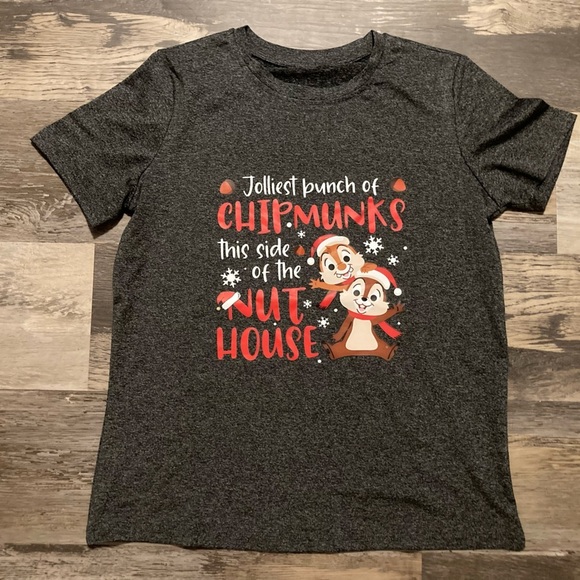 Tops - Disneys Chip and Dale Inspired Christmas T-shirt